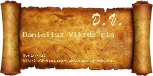 Danielisz Viktória névjegykártya