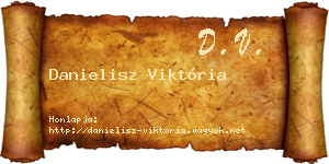 Danielisz Viktória névjegykártya